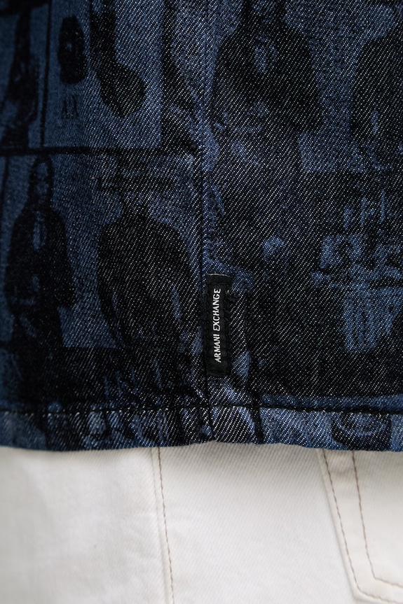 Armani Exchange košeľa pánska rifľová XM002809.AF24509