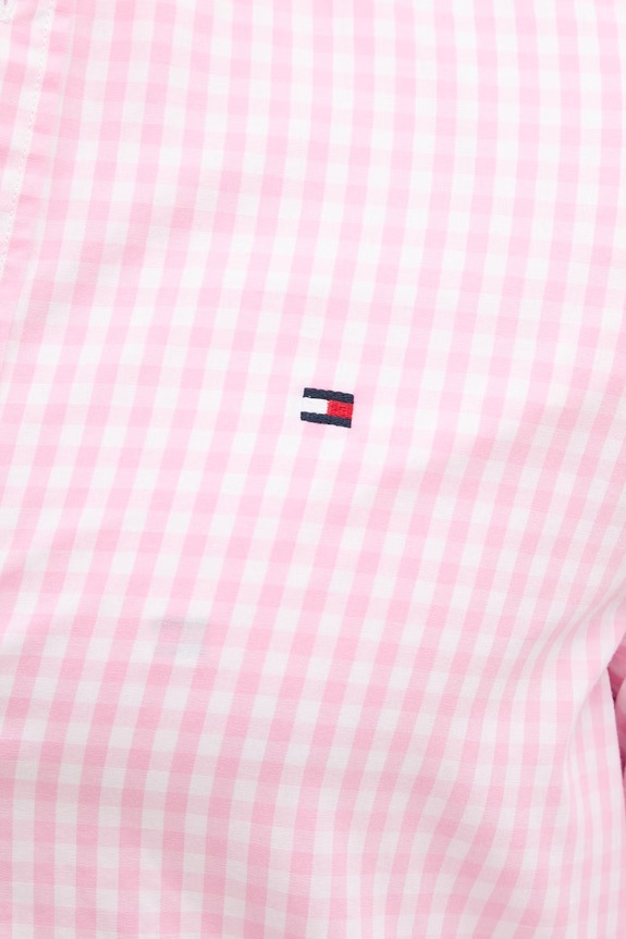 Tommy Hilfiger Camicia da uomo in cotone MW0MW42445 rosa