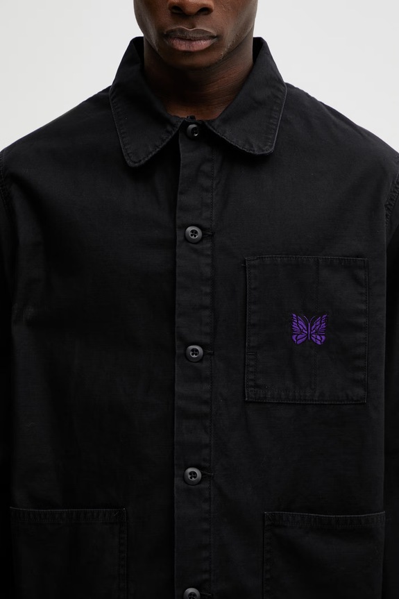 Needles camicia in cotone nero SX168