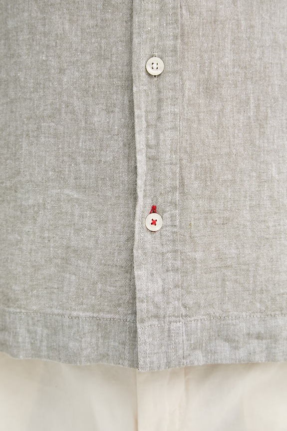 Joop! koszula męska z lnem 30102486 zielony