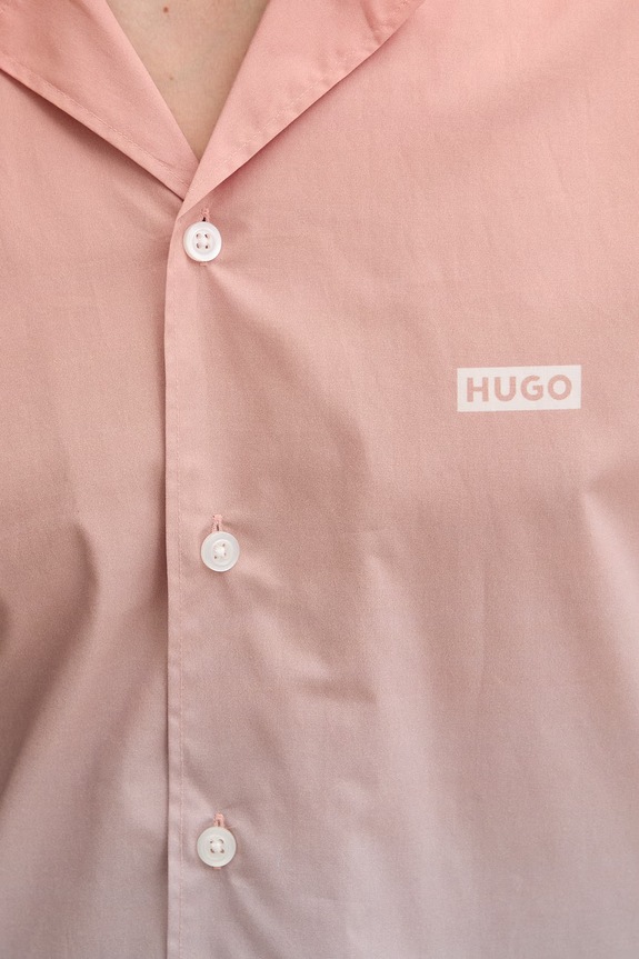 HUGO Blue cămașă pentru bărbați, din bumbac Eligino 50560710 portocaliu