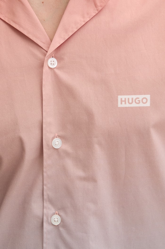 HUGO Blue cămașă pentru bărbați, din bumbac Eligino 50560710 portocaliu