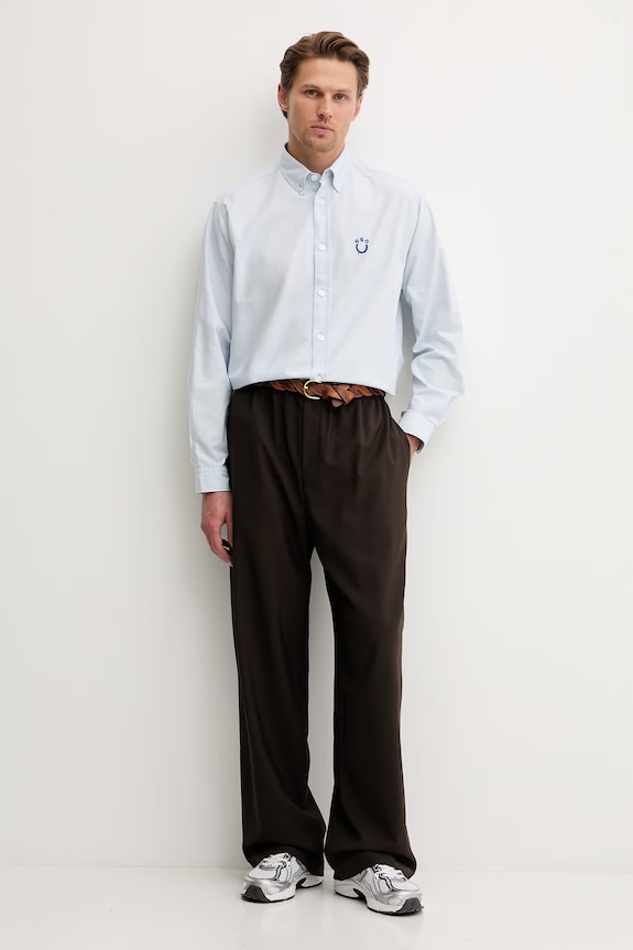 HUGO Blue košeľa pánska bavlnená Ebalto_BD 50561280 modrá SS26