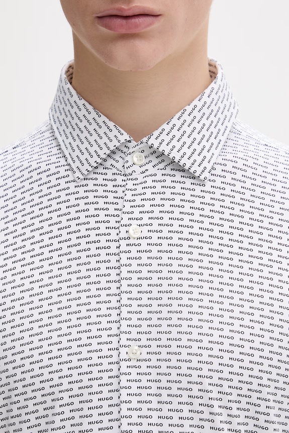 HUGO рубашка мужская Kenno 50561158 белый