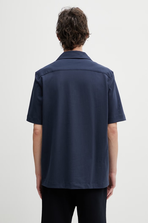 Odzież Fred Perry koszula bawełniana M1745 granatowy