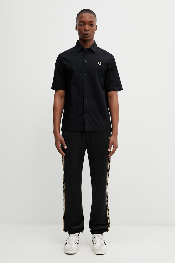 Fred Perry cămașă din bumbac M2438 negru