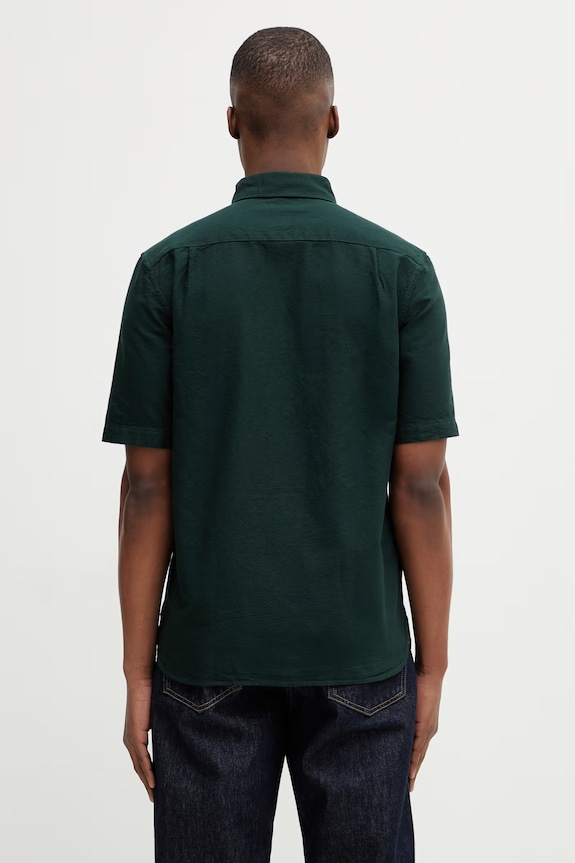 Odzież Fred Perry koszula bawełniana M8730 zielony