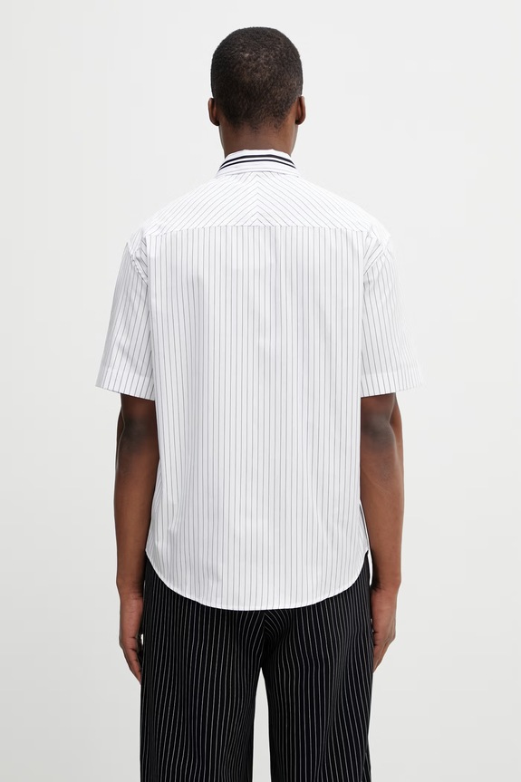 Одяг Fred Perry x Kris Van Assche сорочка бавовняна чоловіча SM2111 білий