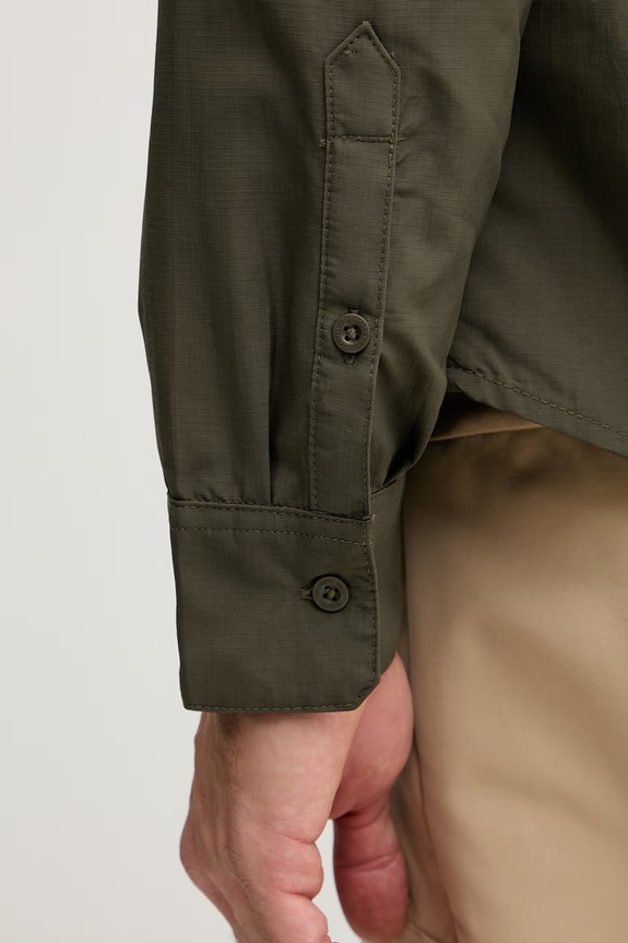 The North Face koszula męska SEQUOIA NF0A8FU521L1 zielony