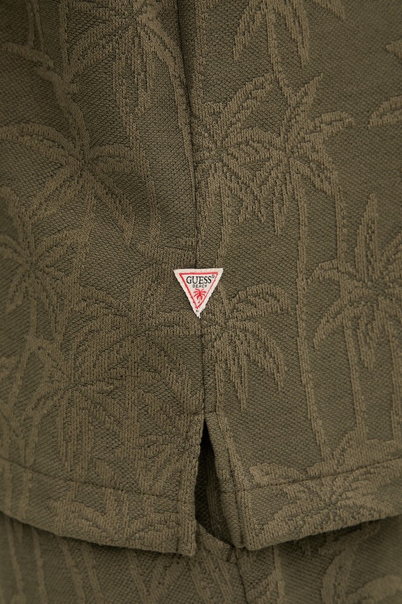 Guess cămașă pentru bărbați F6GP05.KG362 verde