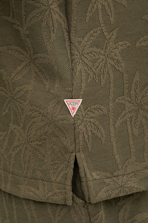 Guess cămașă pentru bărbați F6GP05.KG362 verde