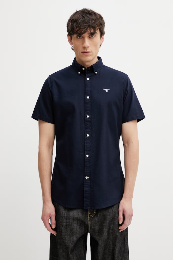 Barbour MSH5313NY91 koszula bawełniana męska granatowy MSH5313NY91