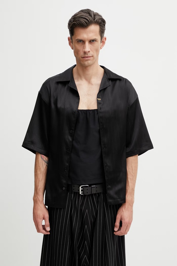 Martine Rose Hawaiian shirt Men's black 490WS37001