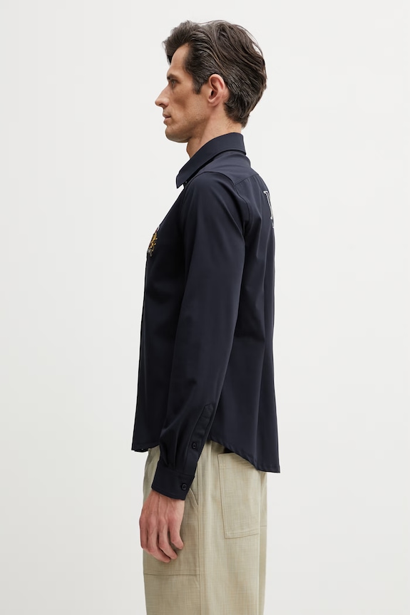 Martine Rose Sleazy Sports Men's shirt 492WSP13504 blue SS26