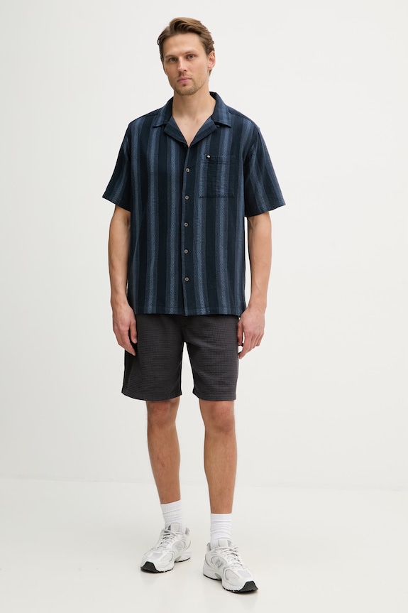 Rip Curl koszula męska bawełniana CLASSIC SURF 06RMSH granatowy SS26