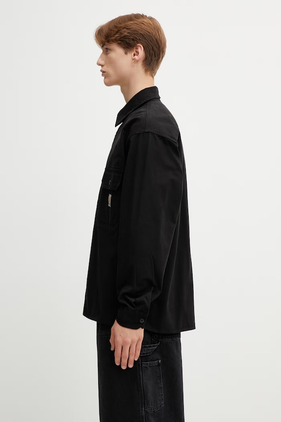 Carhartt WIP Reno Shirt Jac риза памучна мъжка I031447.89XX черен SS26