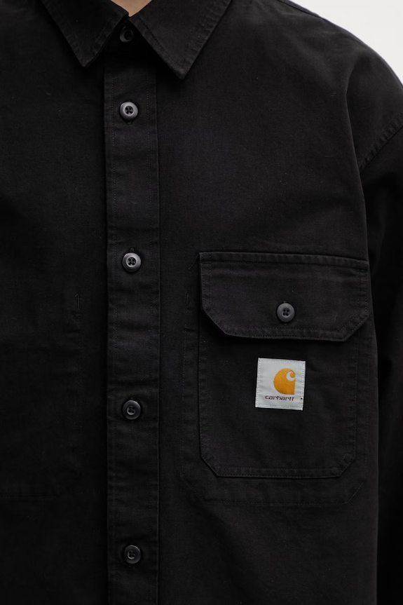 Carhartt WIP Reno Shirt Jac риза памучна мъжка черен I031447.89XX