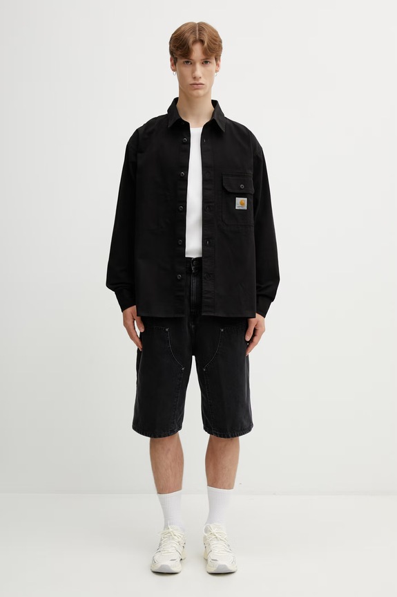 Carhartt WIP Reno Shirt Jac риза памучна мъжка I031447.89XX черен