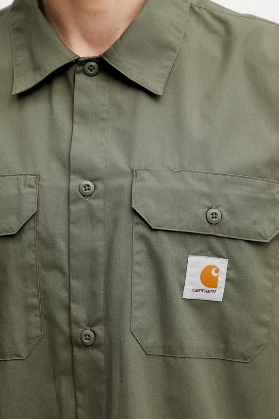 Carhartt WIP S/S Craft Shirt camicia da uomo verde I035232.11XX