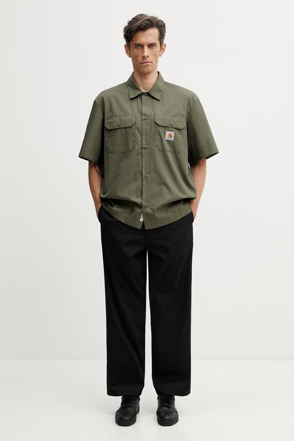 Carhartt WIP S/S Craft Shirt camicia da uomo I035232.11XX verde