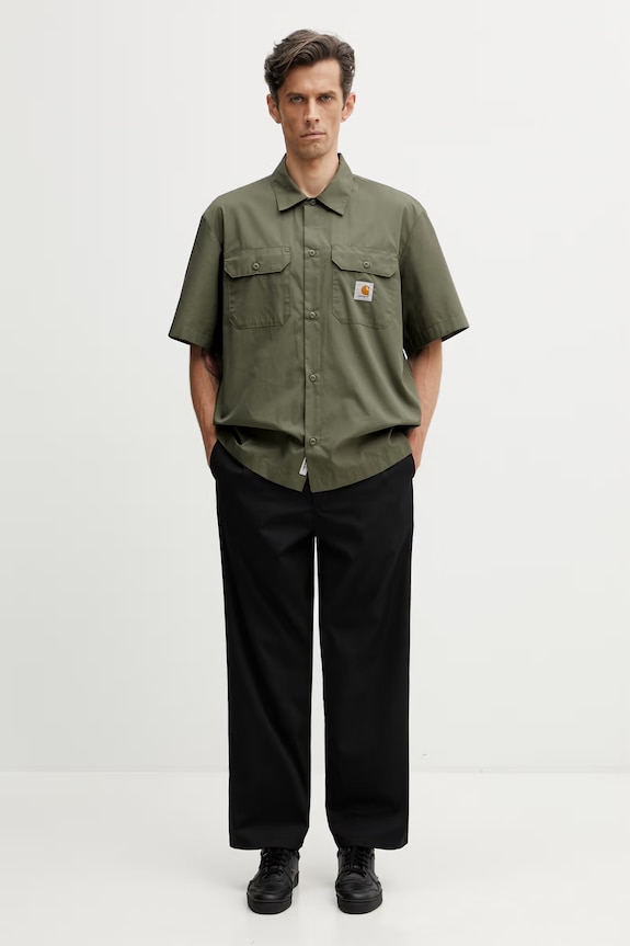 Carhartt WIP S/S Craft Shirt camicia da uomo I035232.11XX verde