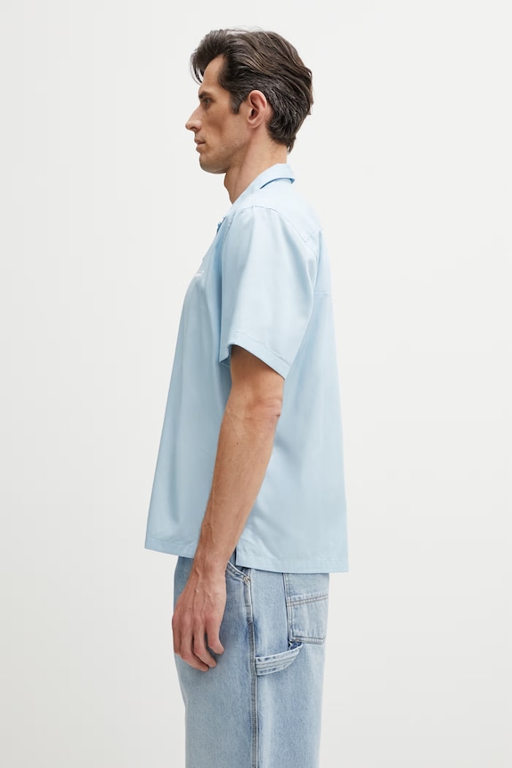 Carhartt WIP S/S Delray Shirt koszula męska I031465.3M3XX niebieski SS26