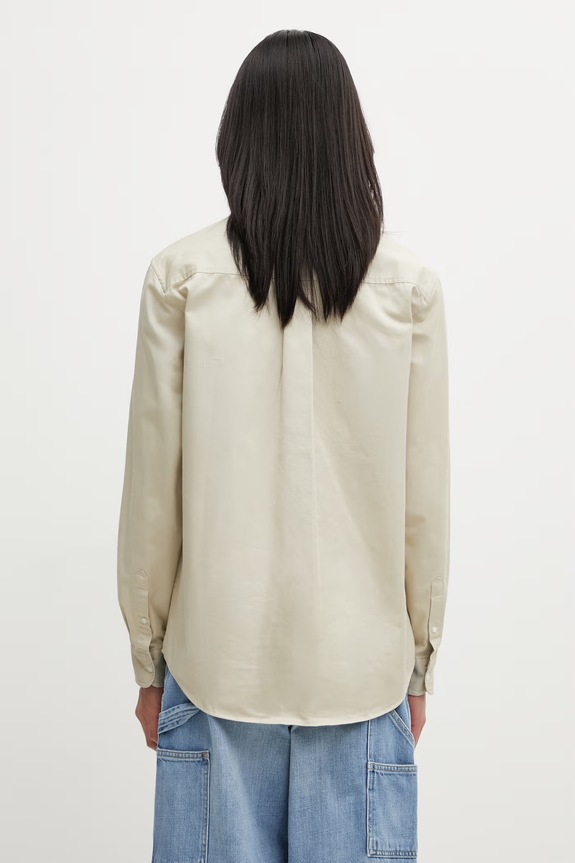 Odzież Carhartt WIP L/S Madison Shirt koszula bawełniana męska I023339.3M7XX beżowy