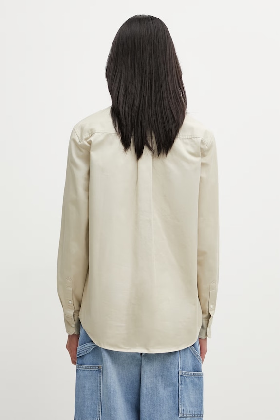 Odzież Carhartt WIP L/S Madison Shirt koszula bawełniana męska I023339.3M7XX beżowy
