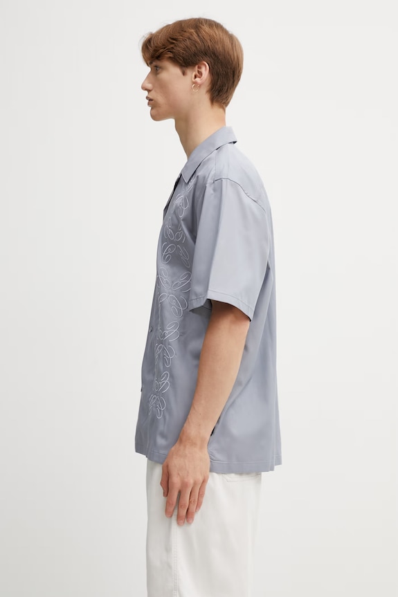 Carhartt WIP S/S Signet Shirt сорочка чоловіча I036227.1NKXX сірий SS26