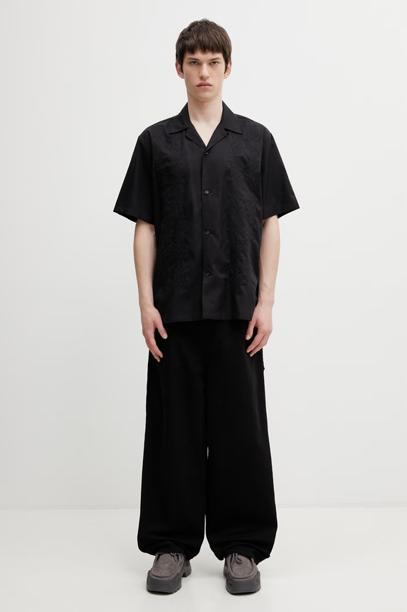 Carhartt WIP S/S Signet Shirt сорочка чоловіча I036227.89XX чорний