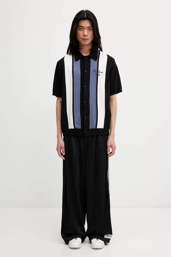 Carhartt WIP S/S Mello Knit Shirt shirt cotton Men's I036159.3ONXX black