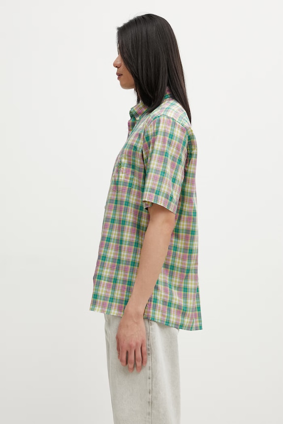 No Problemo Alieno Embroidered košile bavlněná pánská NP4010605 vícebarevná SS26