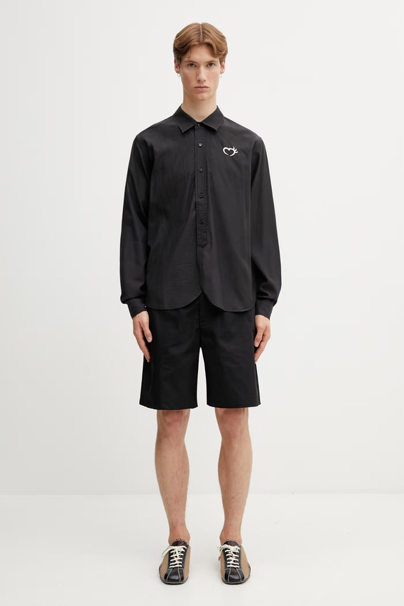 Human Made MENS WOVEN SHIRT сорочка чоловіча з бавовною HM31SH005 чорний