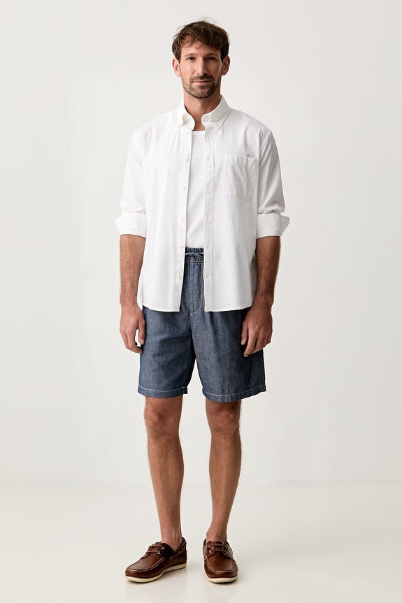 United Colors of Benetton košulja za muškarce s pamukom 5ZBZUQ06Y bijela SS26
