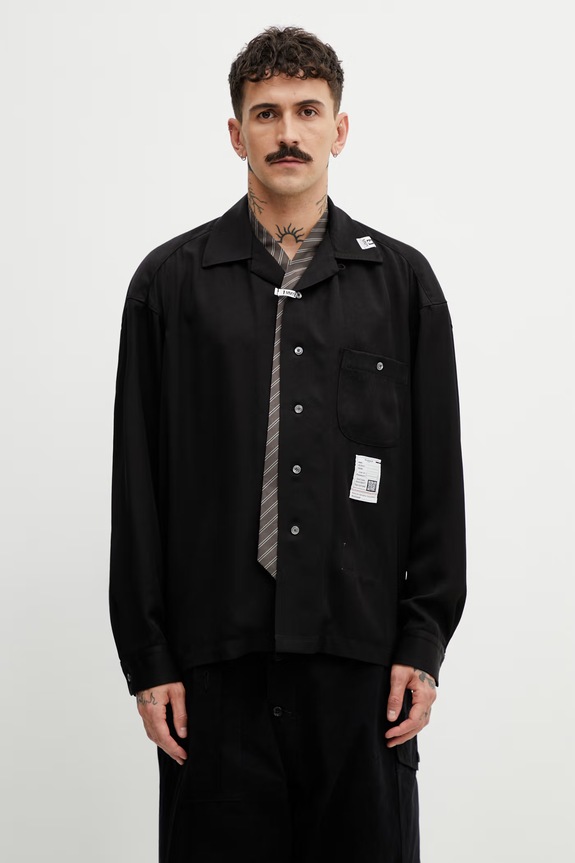 Maison MIHARA YASUHIRO shirt Men's black J16SH187