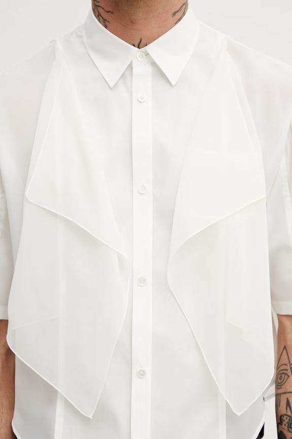 Undercover camicia da uomo bianco UP1F1405