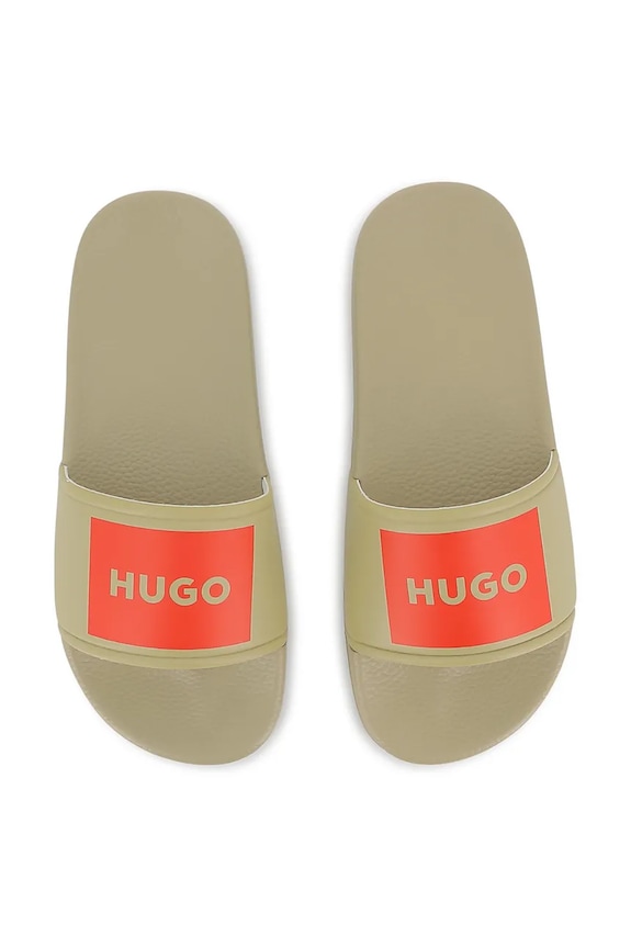 HUGO klapki dziecięce beżowy G01179.36.41
