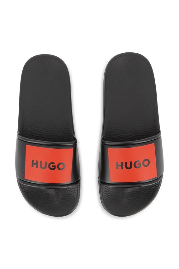 HUGO klapki dziecięce czarny G01179.36.41