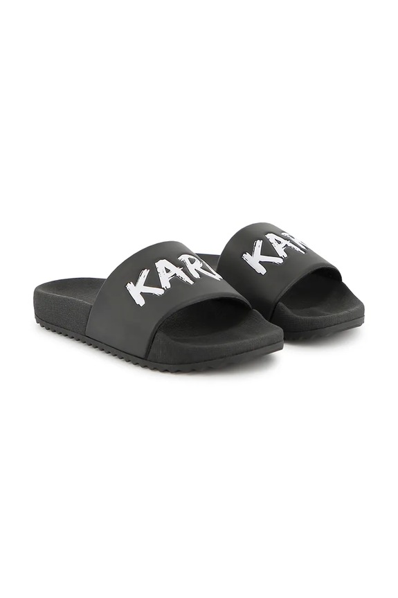 Дитячі шльопанці Karl Lagerfeld чорний Z31178.36.39