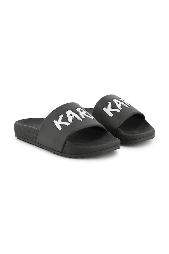 Дитячі шльопанці Karl Lagerfeld чорний Z31178.36.39