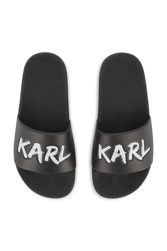 Дитячі шльопанці Karl Lagerfeld чорний Z31178.36.39