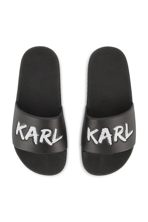 Дитячі шльопанці Karl Lagerfeld чорний Z31178.36.39
