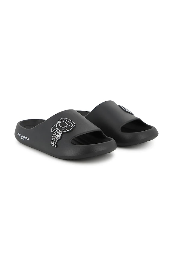 Dječje natikače Karl Lagerfeld crna Z31179.37.39