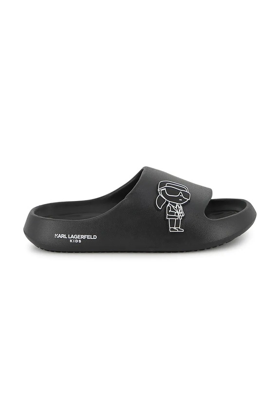 Dječje natikače Karl Lagerfeld Z31179.37.39 crna SS26