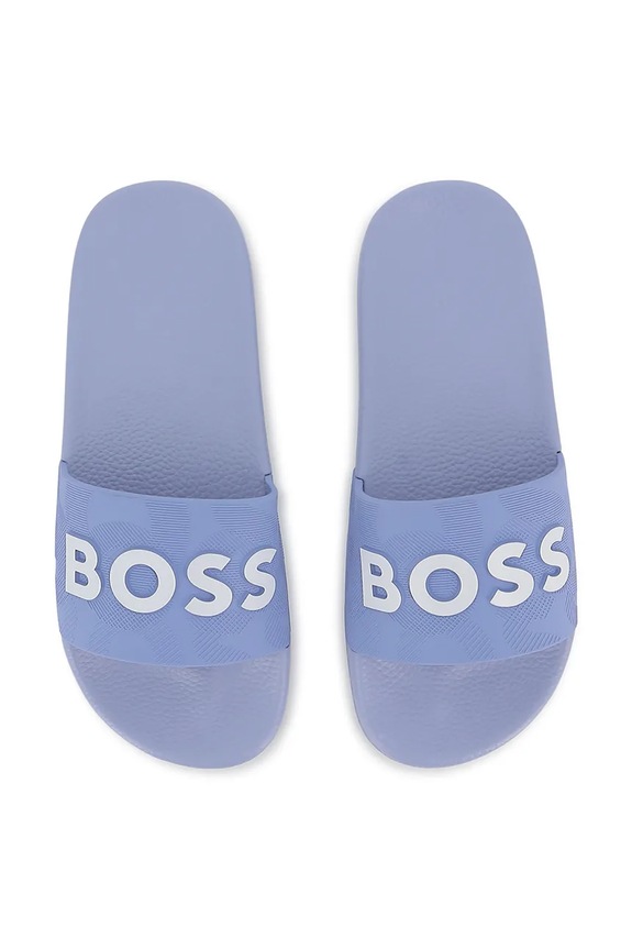 BOSS klapki dziecięce fioletowy J52799.27.35