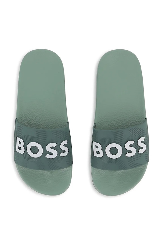 BOSS klapki dziecięce zielony J52799.27.35