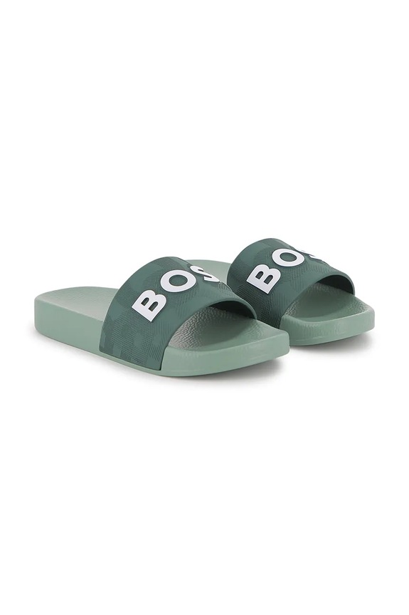 Otroški natikači BOSS zelena J52799.36.41