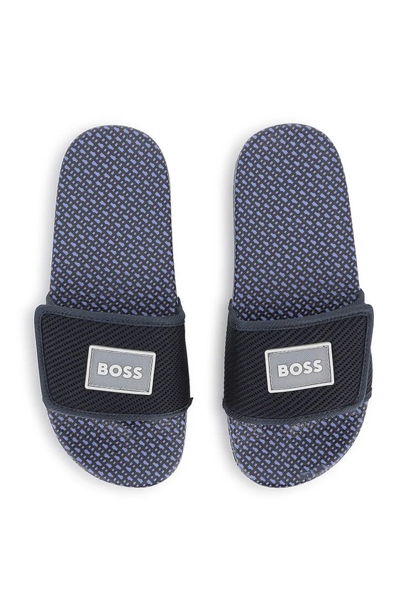 BOSS klapki dziecięce granatowy J52802.36.41