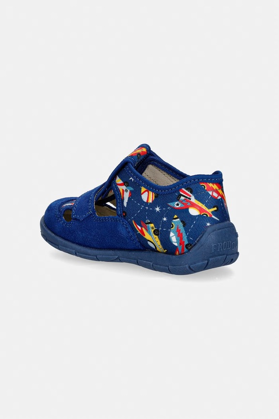Dečki Froddo copati otroški CLASSIC SLIPPERS G1700412.21.24.B mornarsko modra