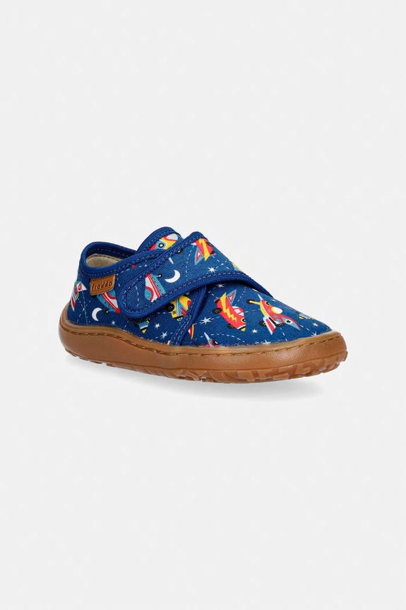 Detské papuče Froddo BAREFOOT SLIPPERS modrá G1700438.21.24